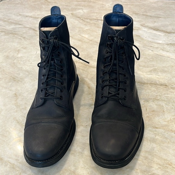 Cole Haan | Lunargrand Waterproof Lace‎ Boots | Black | Men's Size 11.5 - Picture 5 of 10
